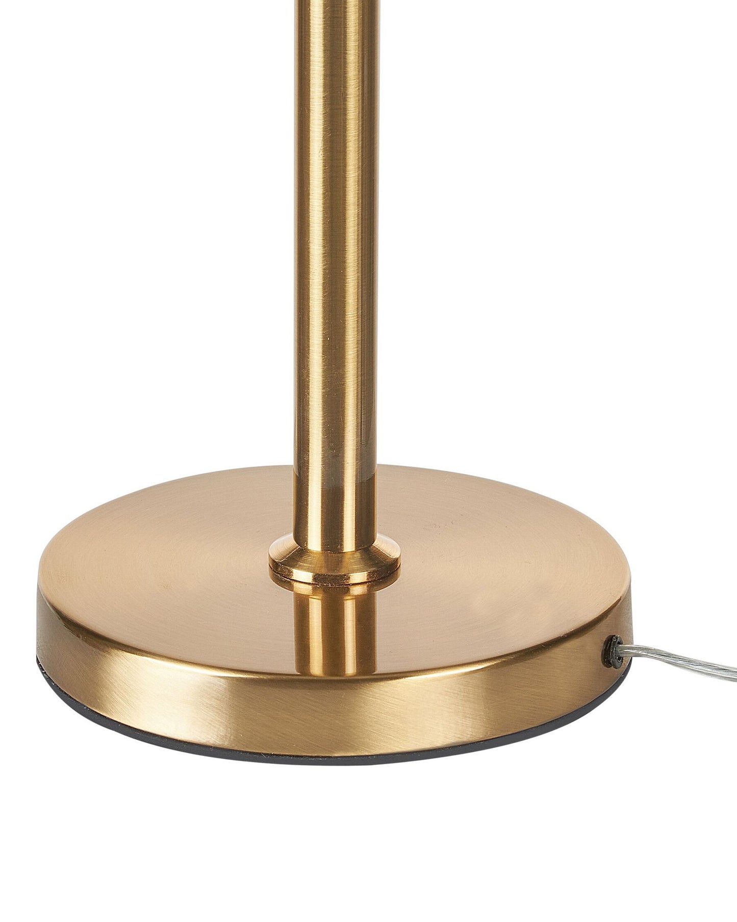 Lámpara de mesa de vidrio dorado/naranja 70 cm