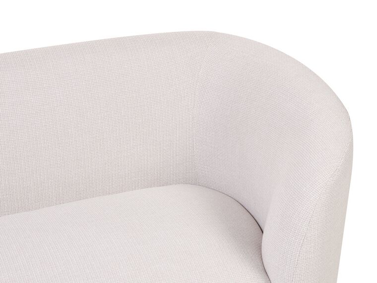 Sillón de poliéster beige/negro