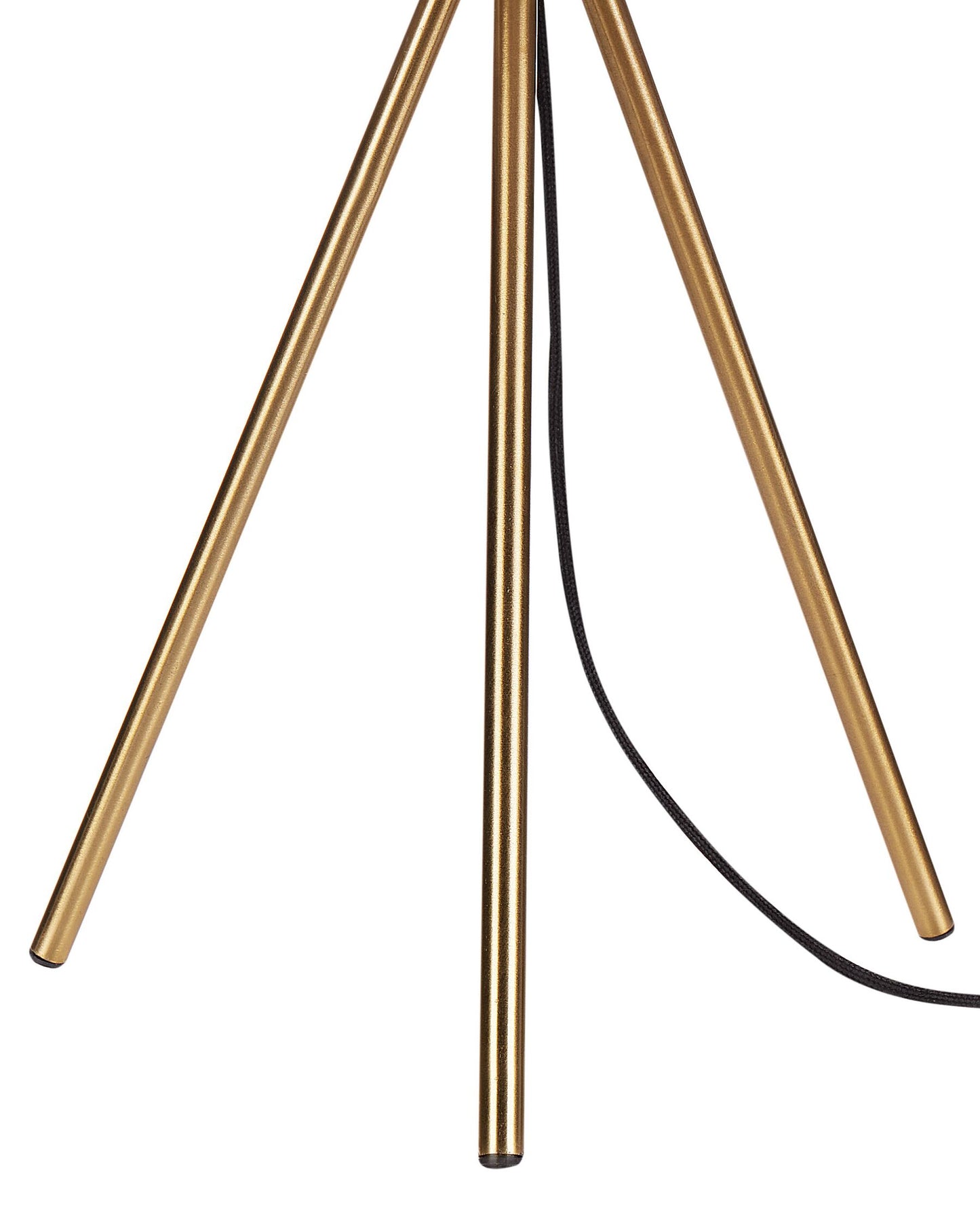 Lámpara de mesa de metal beige