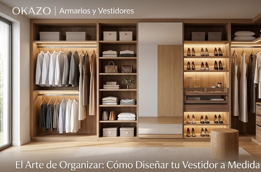 El arte de organizar: Cómo diseñar el Vestidor a Medida perfecto para tu dormitorio