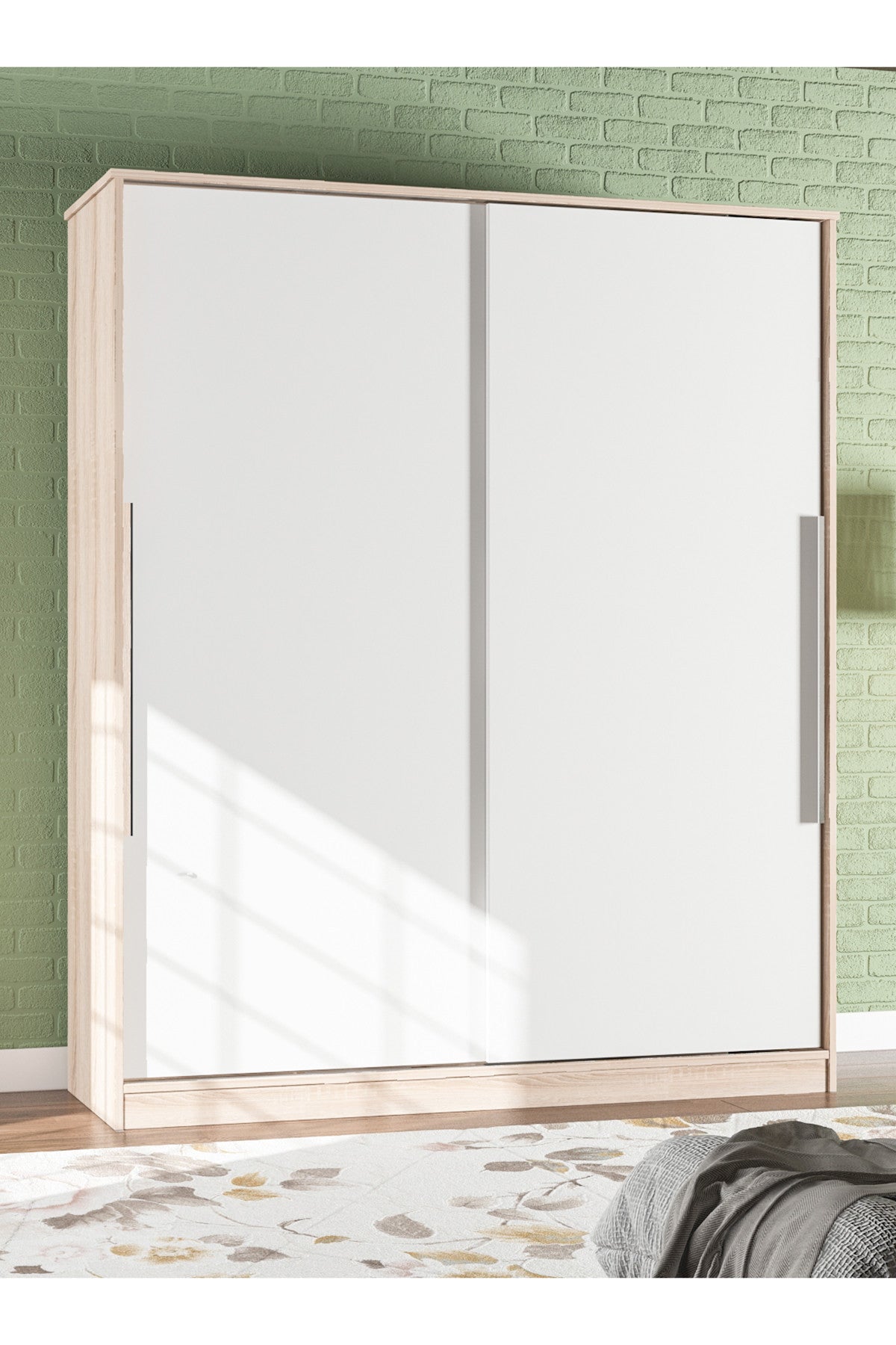 Armario zambak. Caja madera y puertas blancas