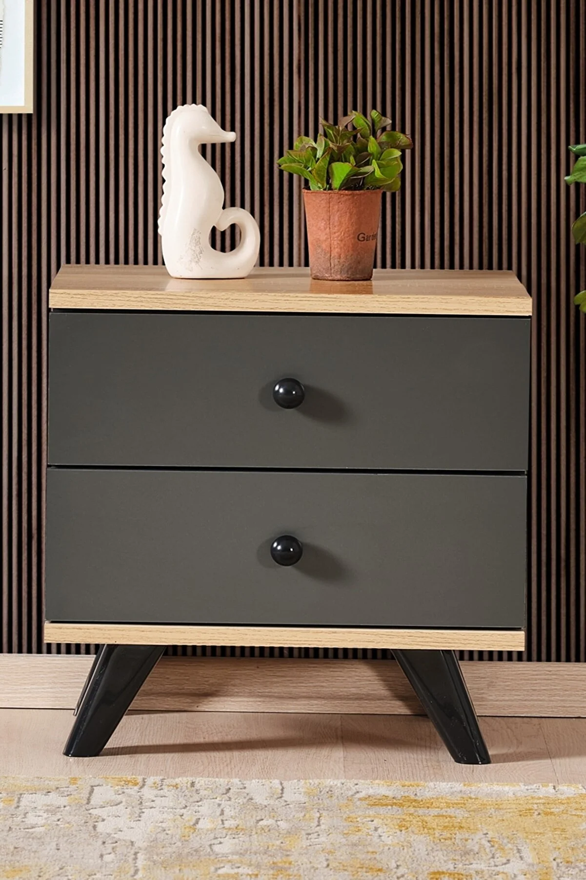 Mesita inci gris antracita