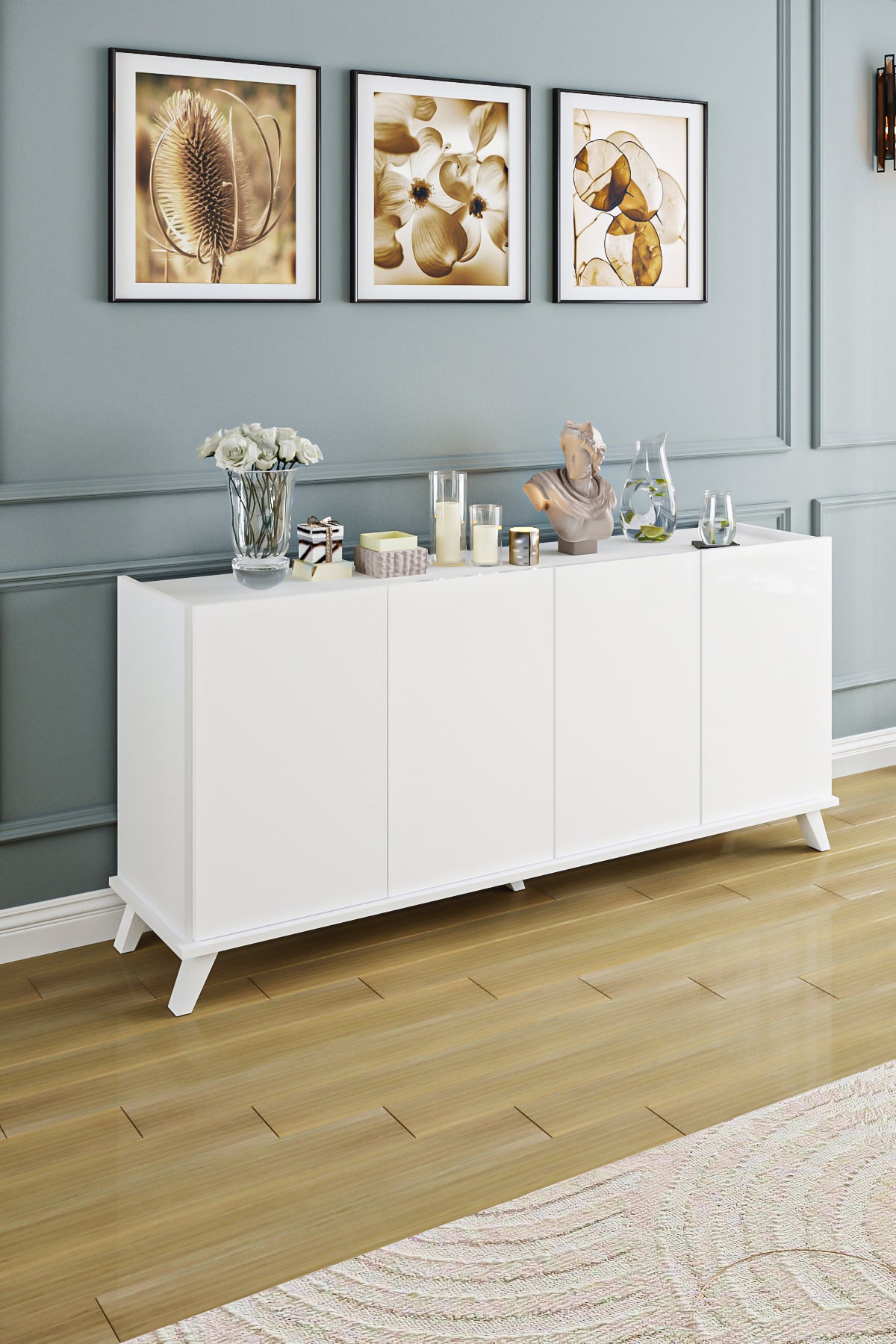 Aparador consola okazo blanco