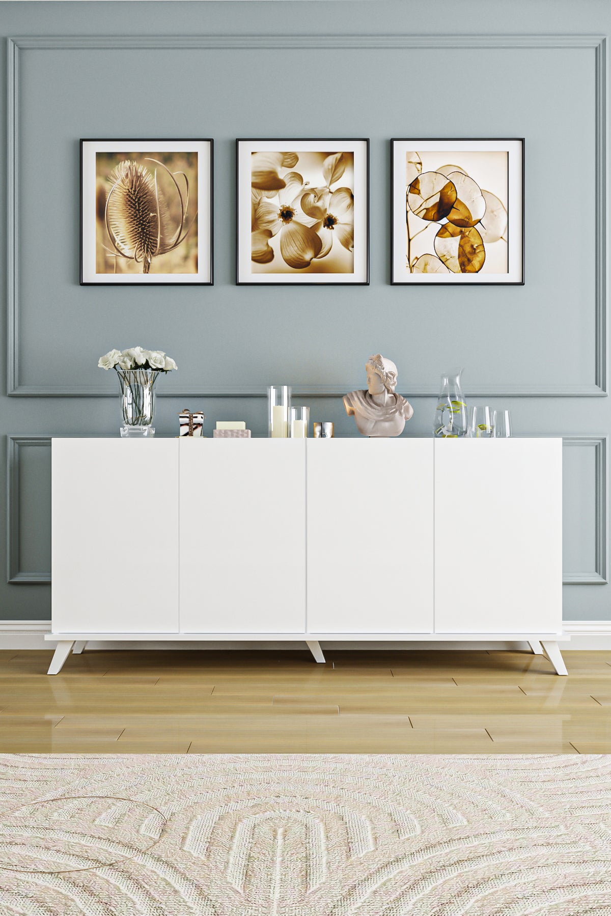 Aparador consola okazo blanco