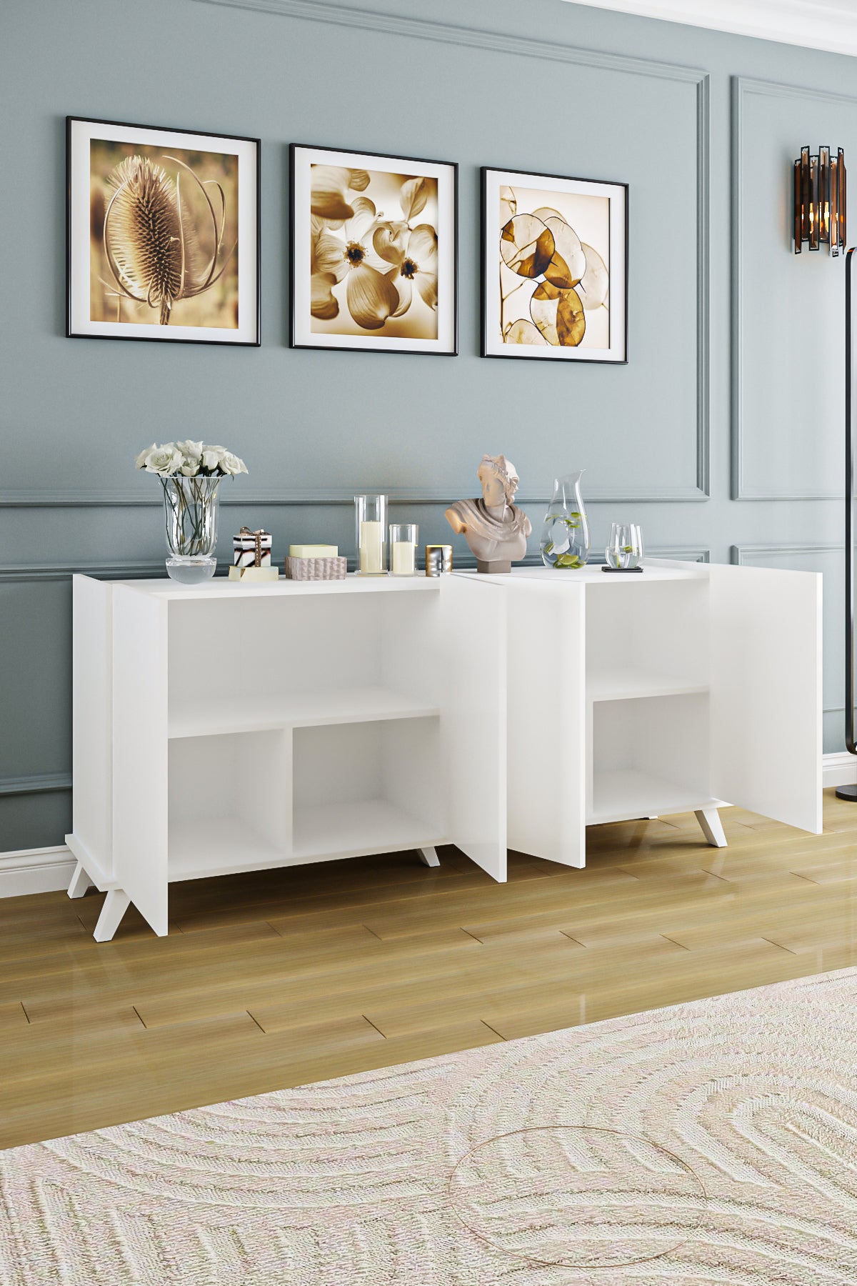 Aparador consola okazo blanco