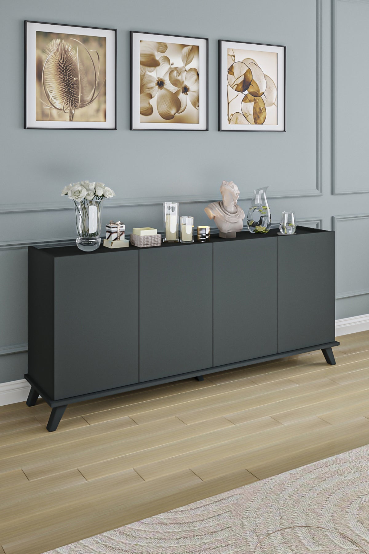 Aparador consola okazo. Antracita