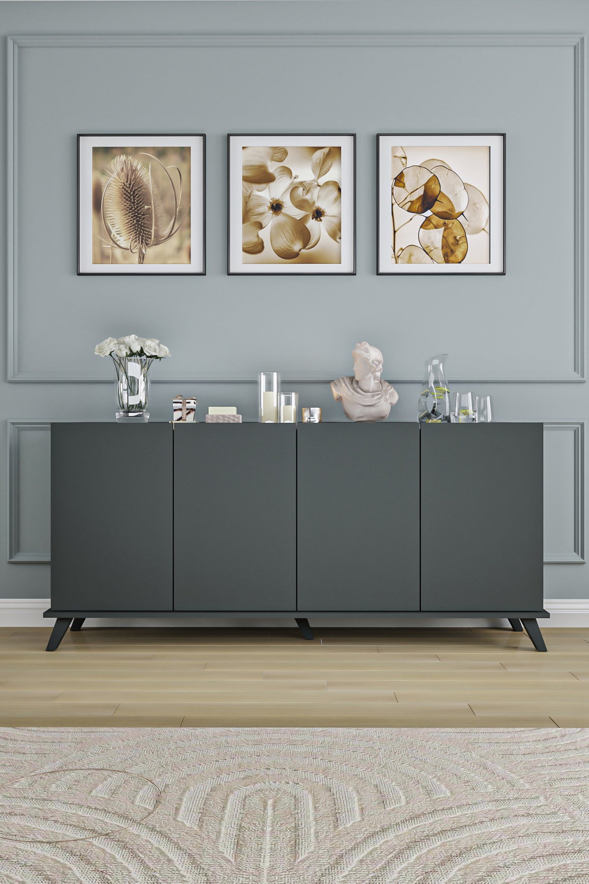 Aparador consola okazo. Antracita