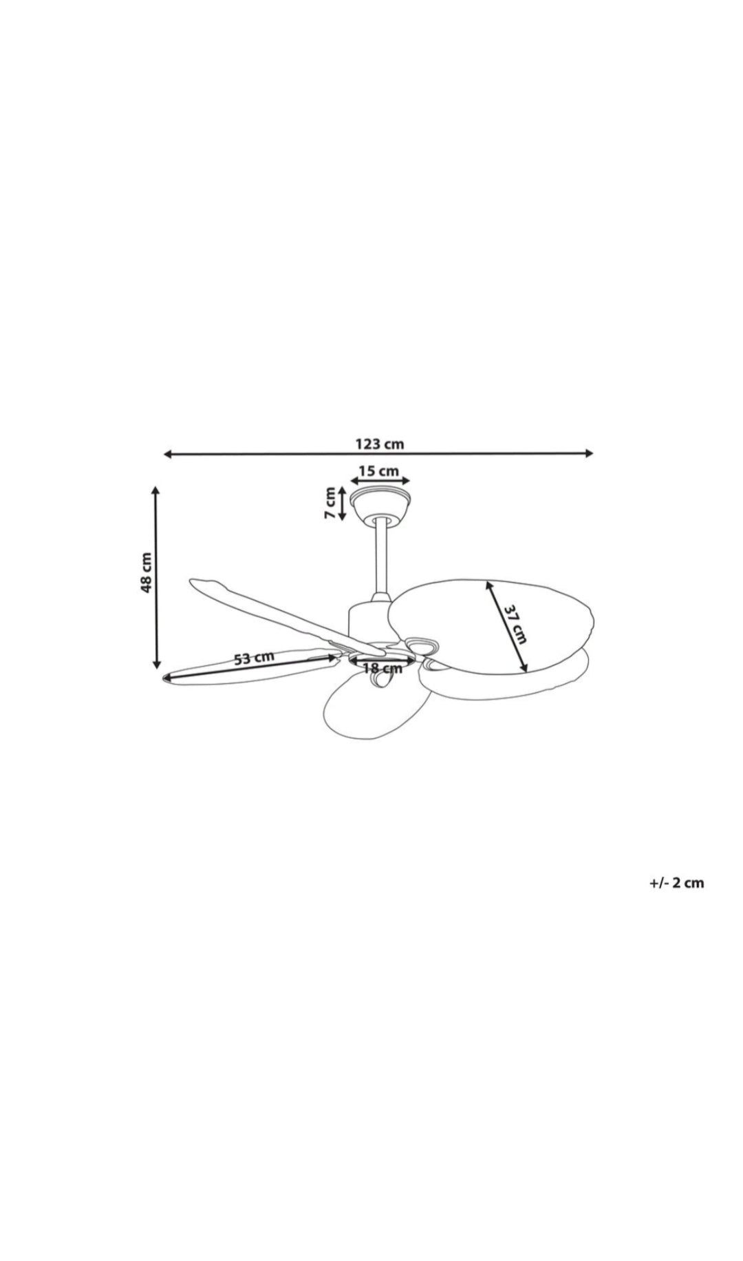 Ventilador de techo