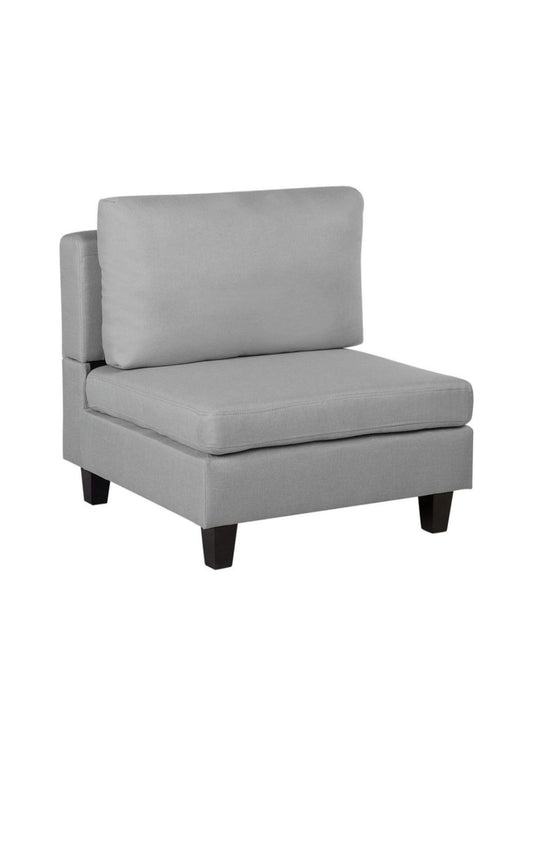 Sillón modular gris claro