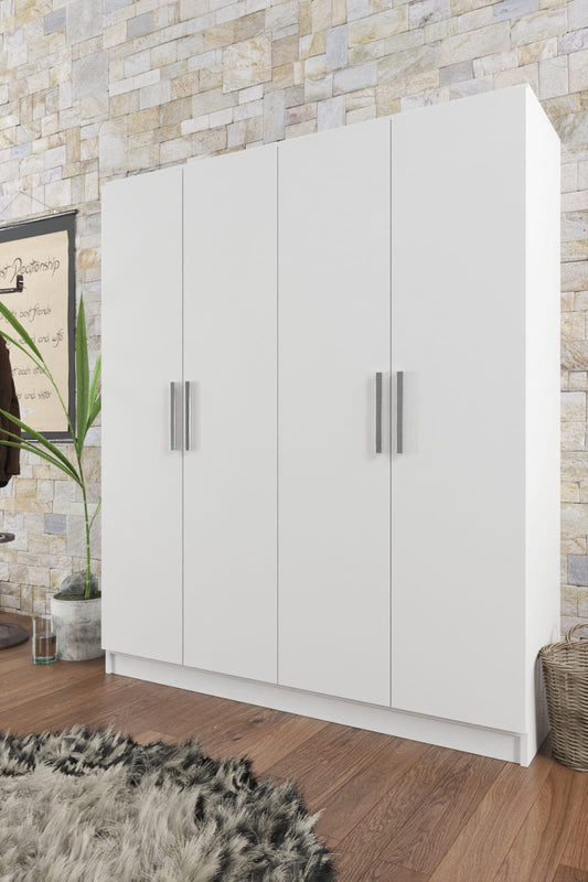 Armario milano blanco . Lujo y calidad