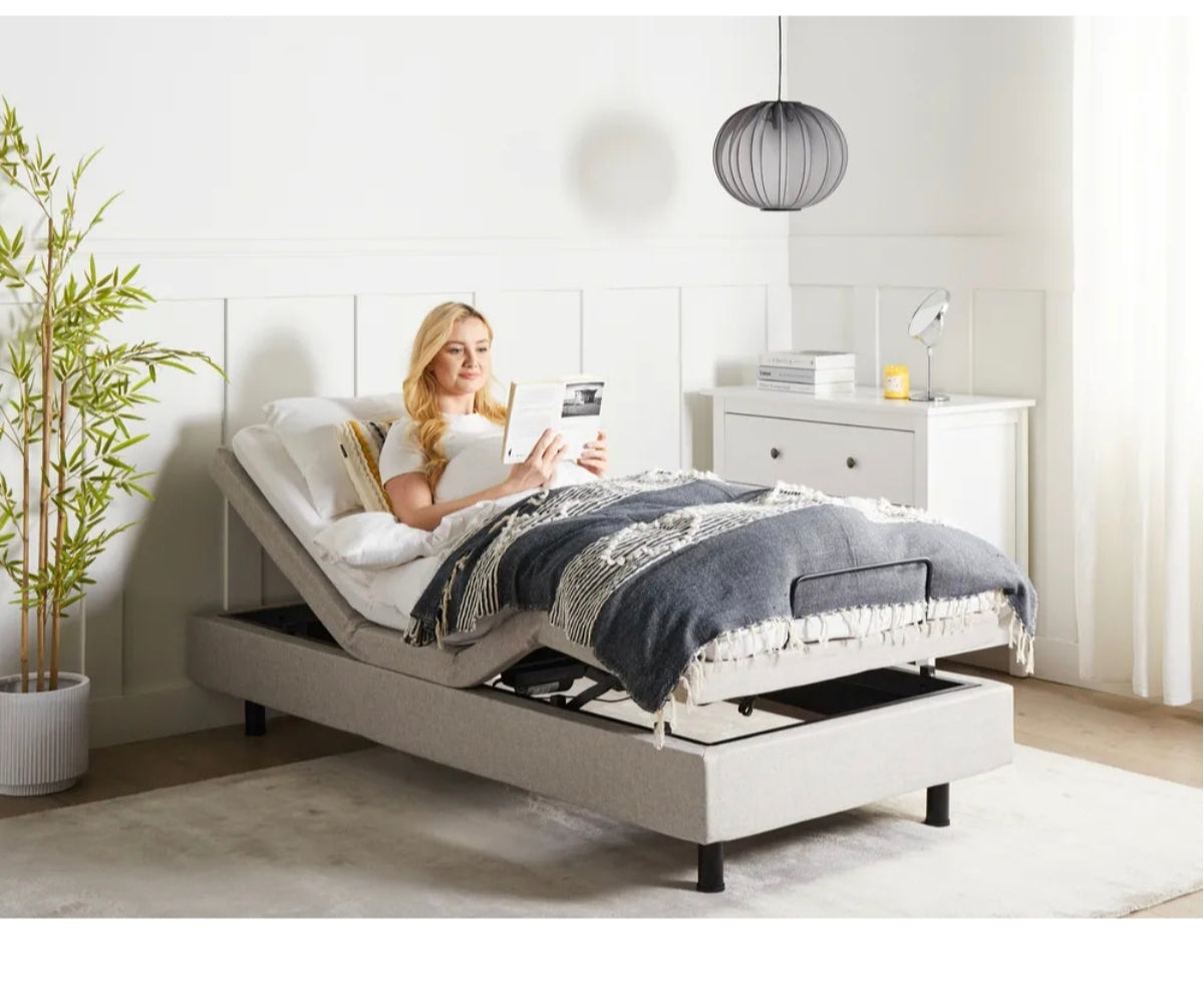 Cama articulada con mando.