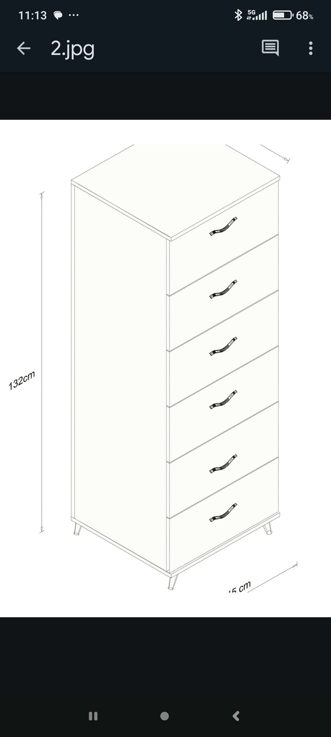 Cómoda alta. Belinda