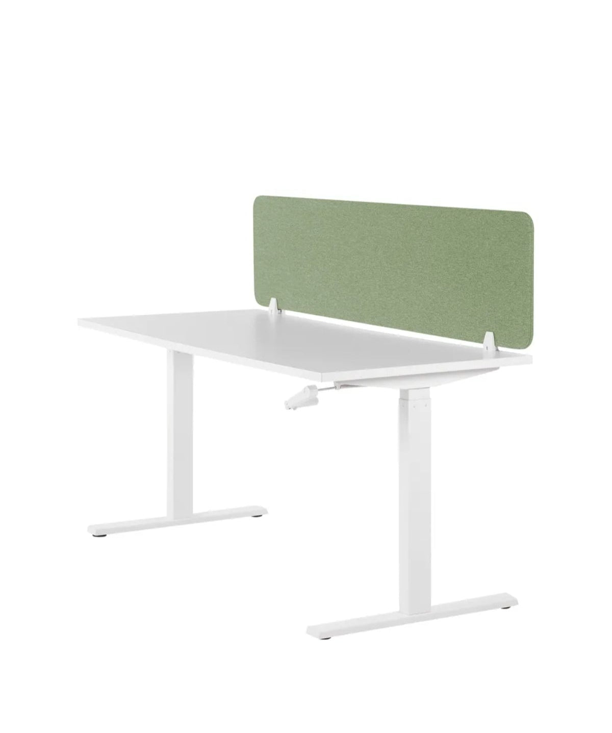 Separador de escritorios verde