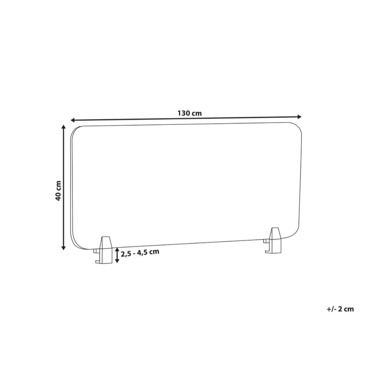 Separador de escritorios verde