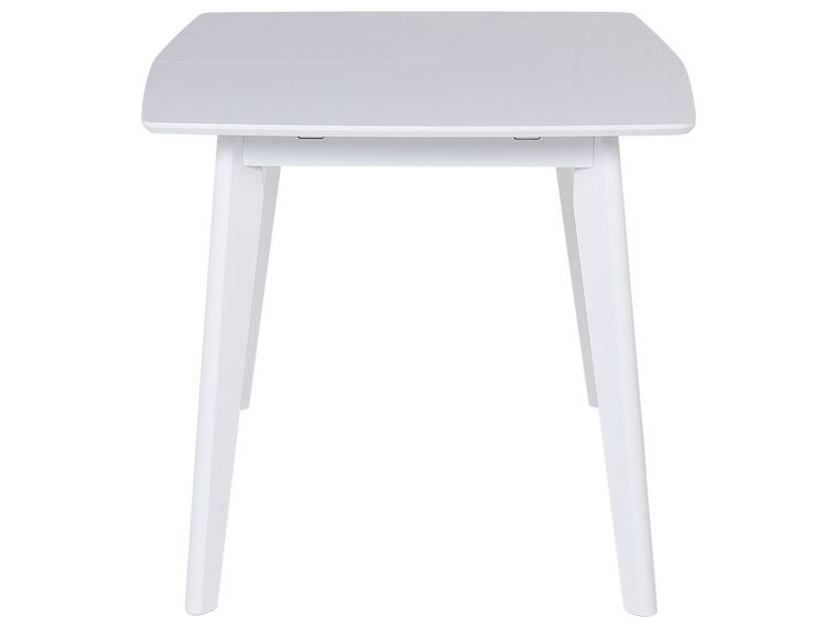 Mesa de comedor extensible blanca 150/195 x 90 cm