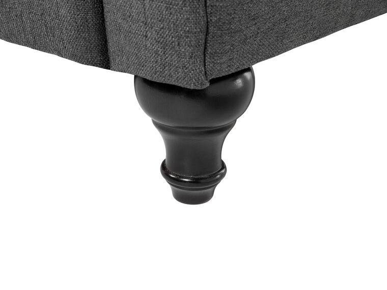 Sillón tapizado color gris CHESTERFIELD