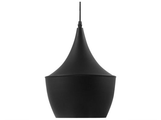 Lámpara de techo de metal negro/dorado