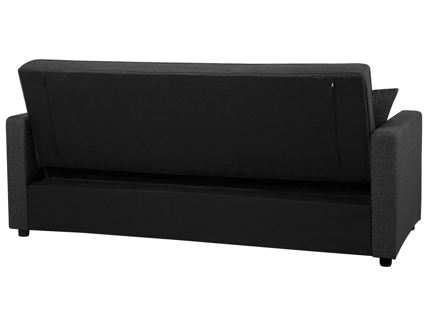 Sofá cama 3 plazas tapizado gris oscuro