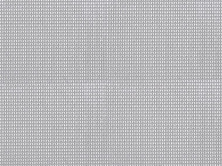 Tumbona de jardín gris en aluminio