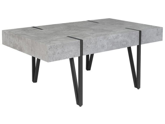 Mesa de centro gris claro/negro