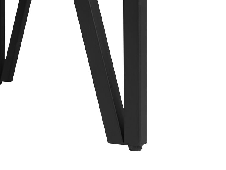 Consola madera oscura/negro