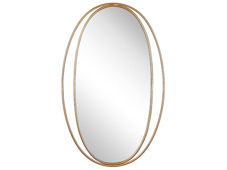 Espejo de pared dorado