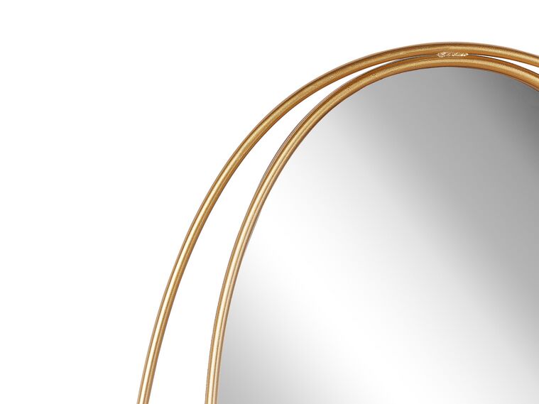 Espejo de pared dorado