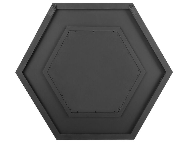 Espejo de pared 80x70 cm plateado