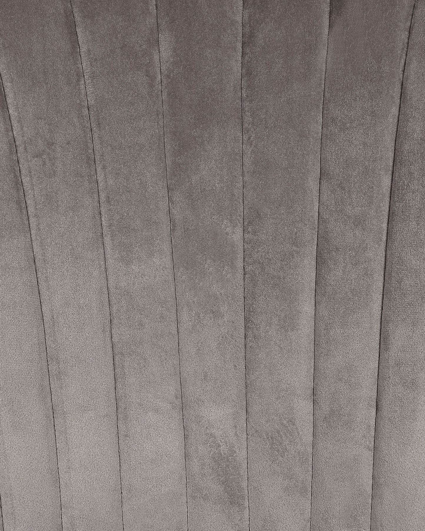 Conjunto de 2 sillas de comedor de terciopelo gris/negro
