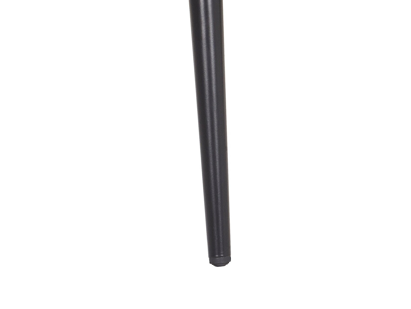Conjunto de 2 sillas de comedor de terciopelo gris claro/negro
