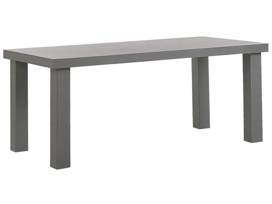 Mesa de cemento reforzado gris