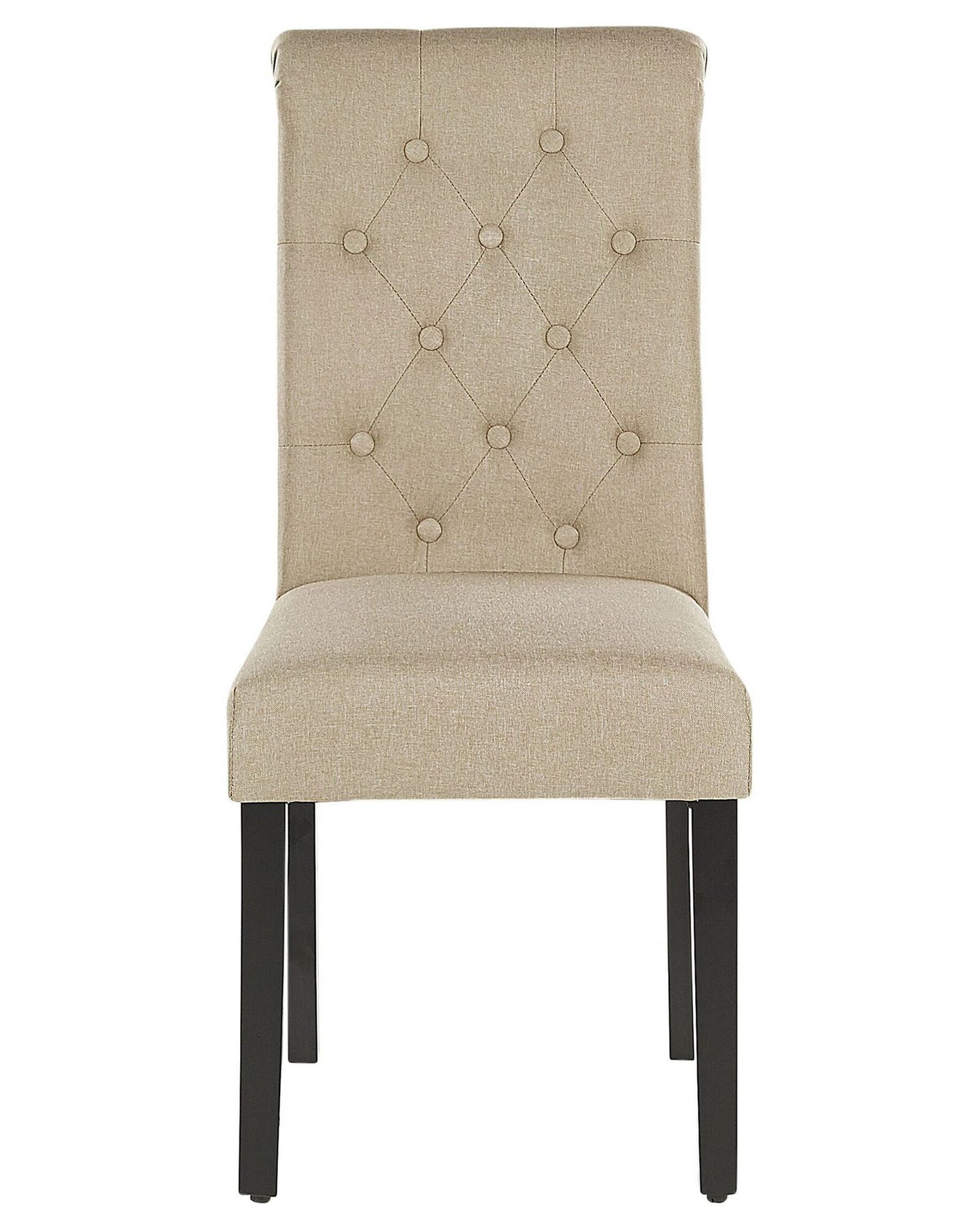 Conjunto de 2 Sillas de comedor Tejido Arena