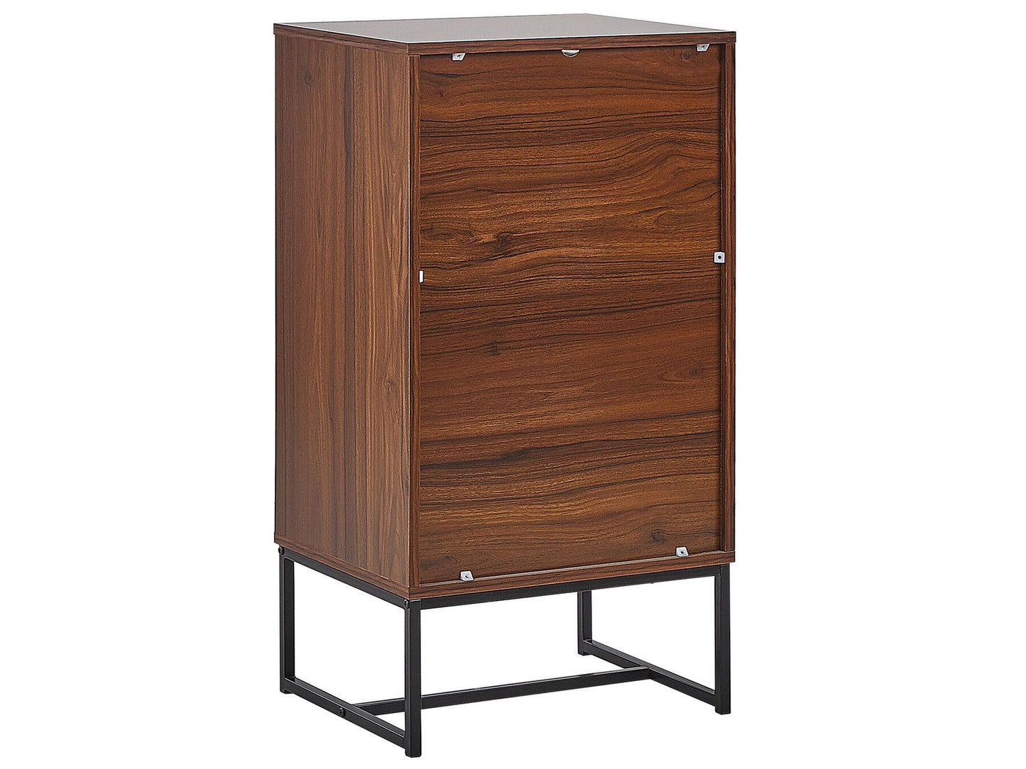 Cómoda madera oscura/blanco