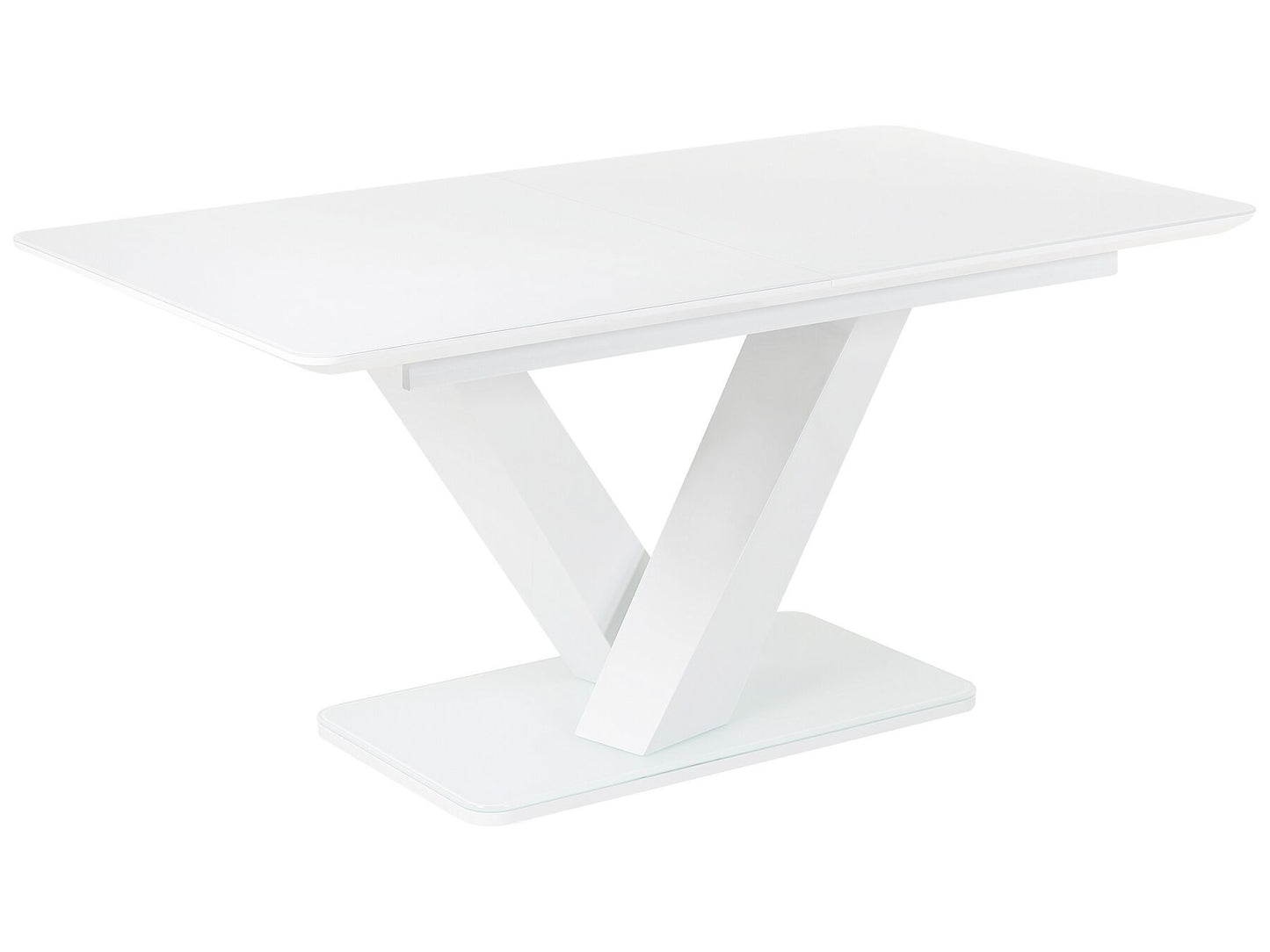 Mesa de Comedor Extensible Blanca 160/200 x 90 cm