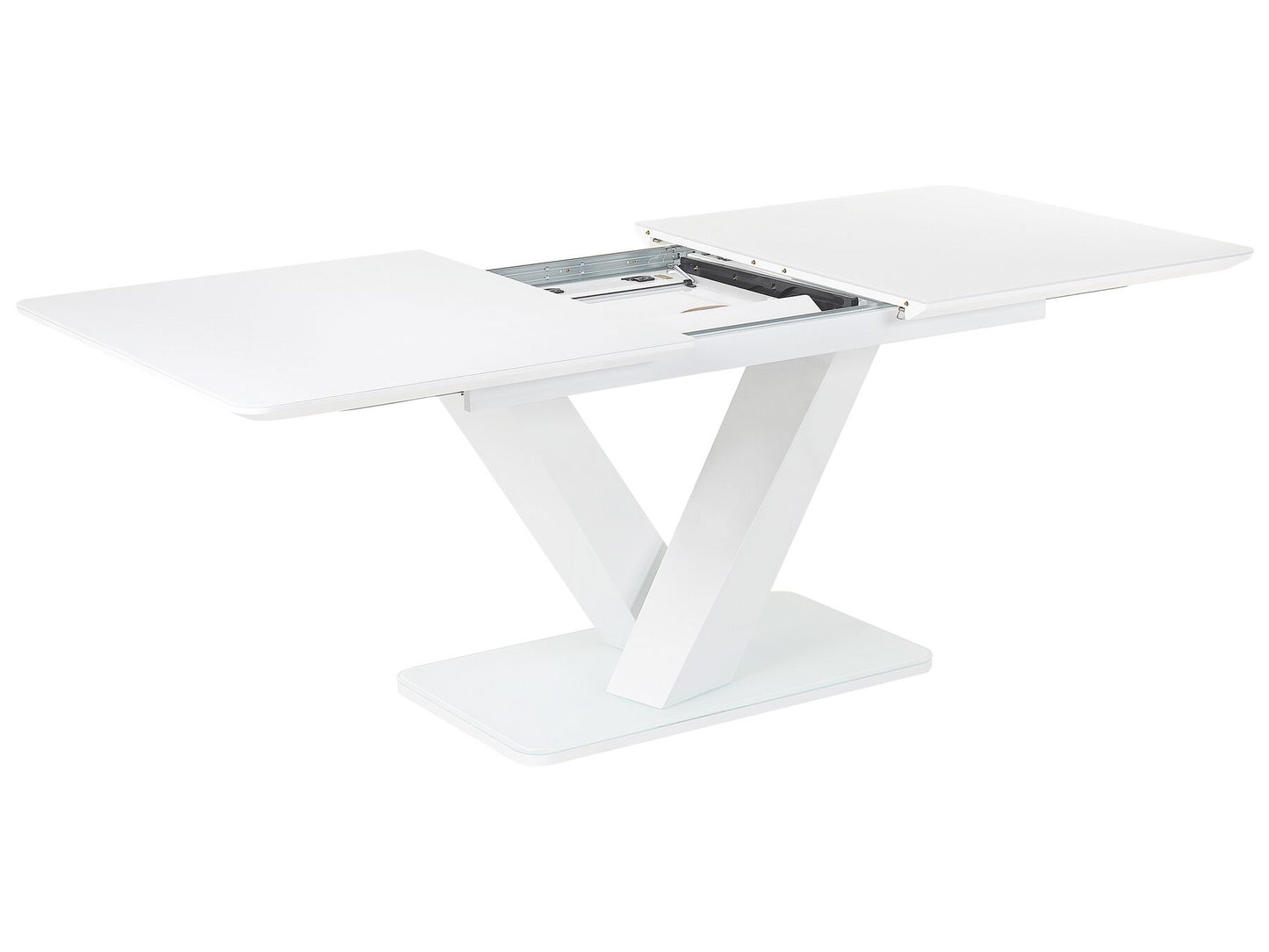 Mesa de Comedor Extensible Blanca 160/200 x 90 cm