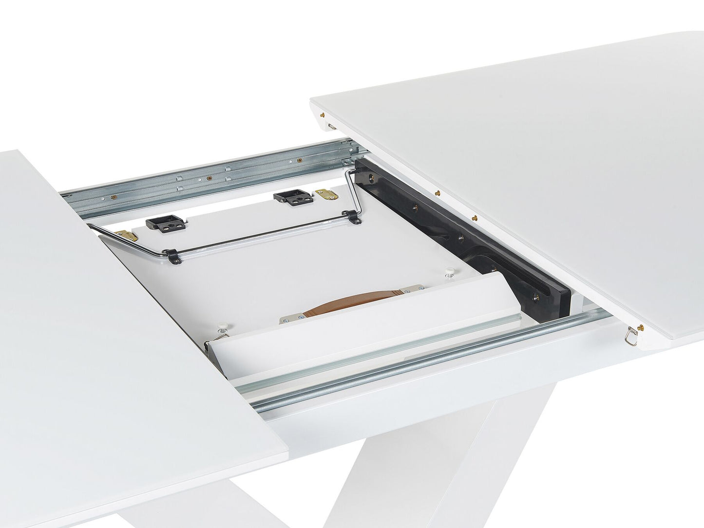 Mesa de Comedor Extensible Blanca 160/200 x 90 cm