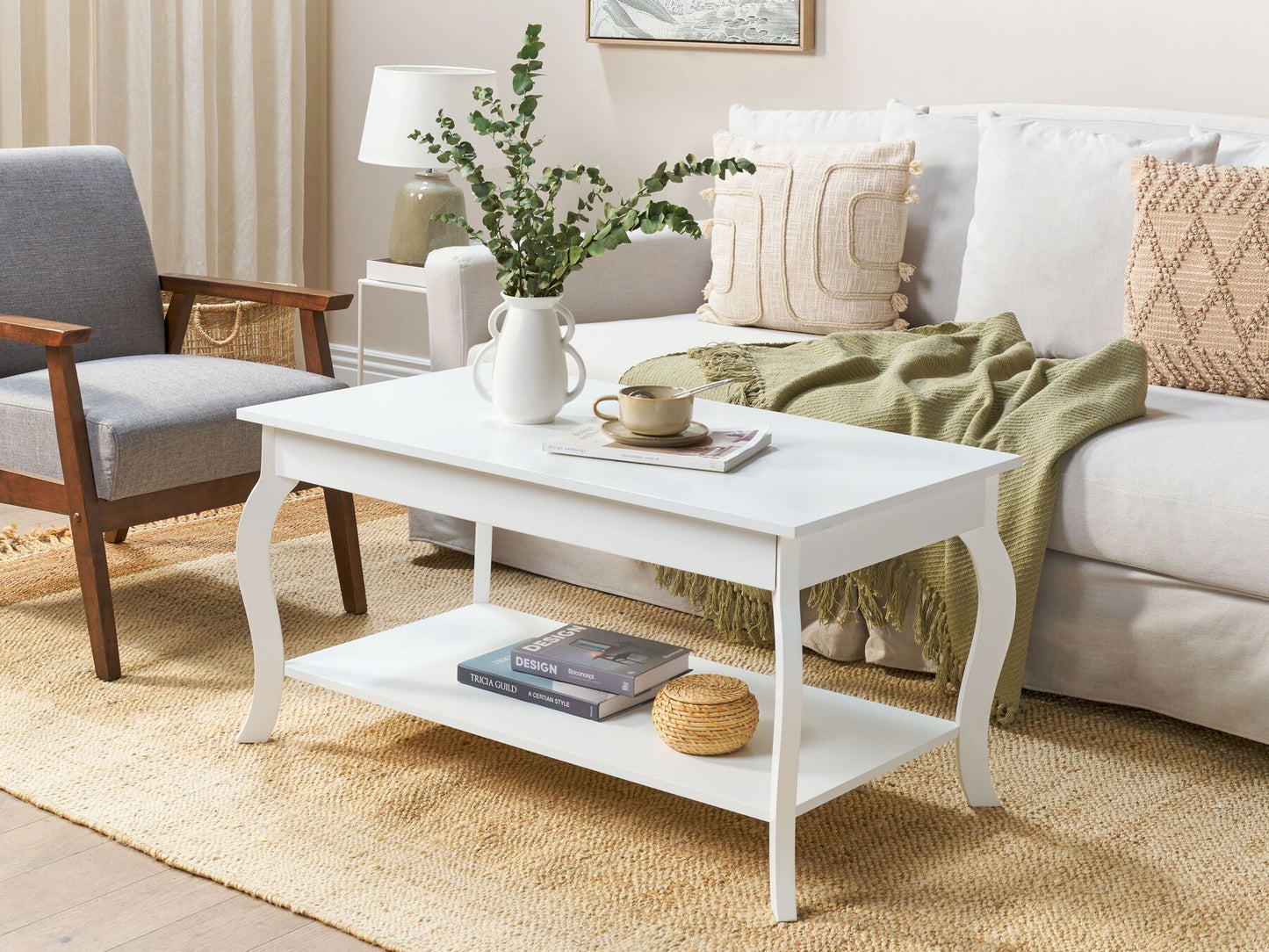 Mesa de centro blanca