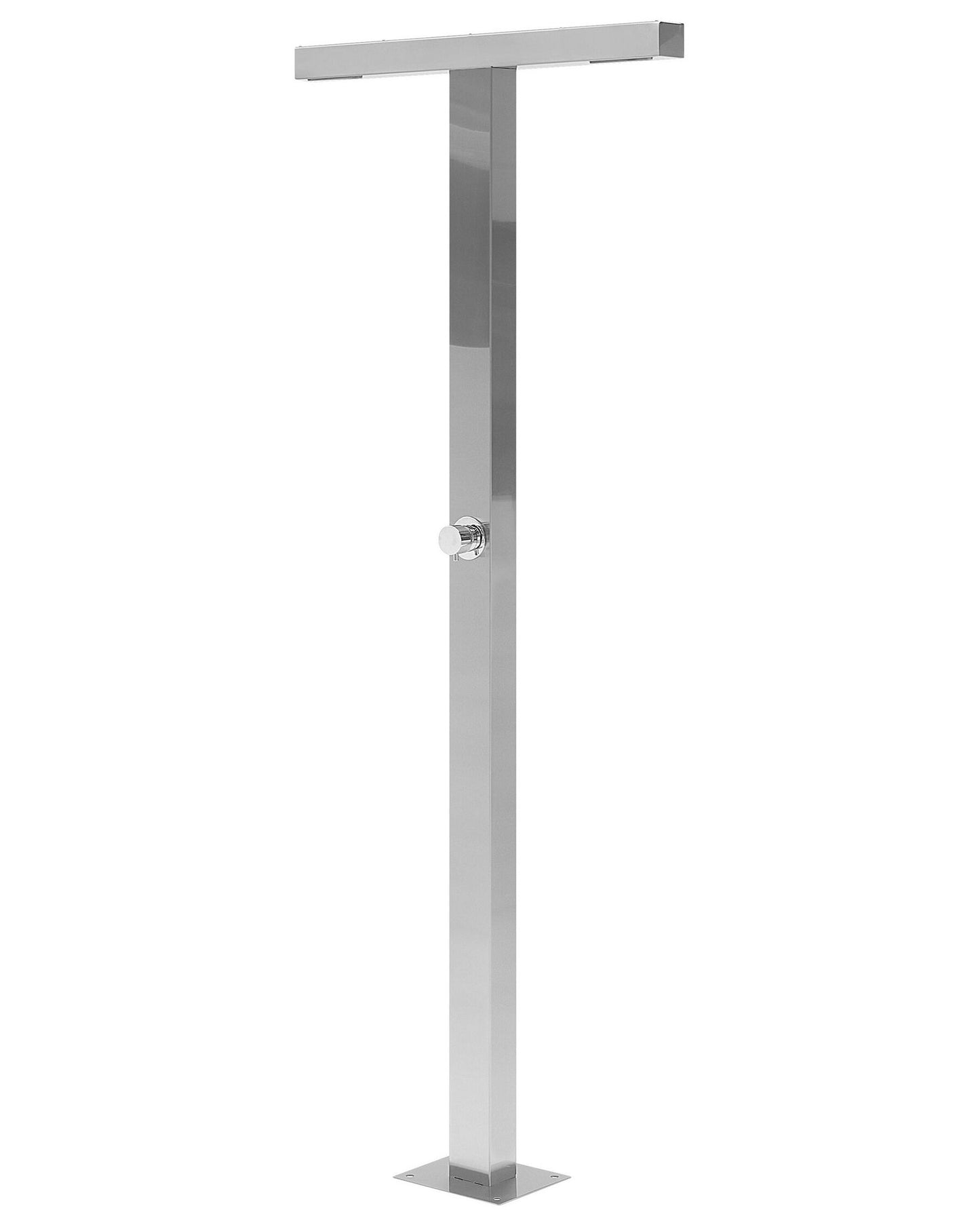 Ducha exterior plateada 210 cm