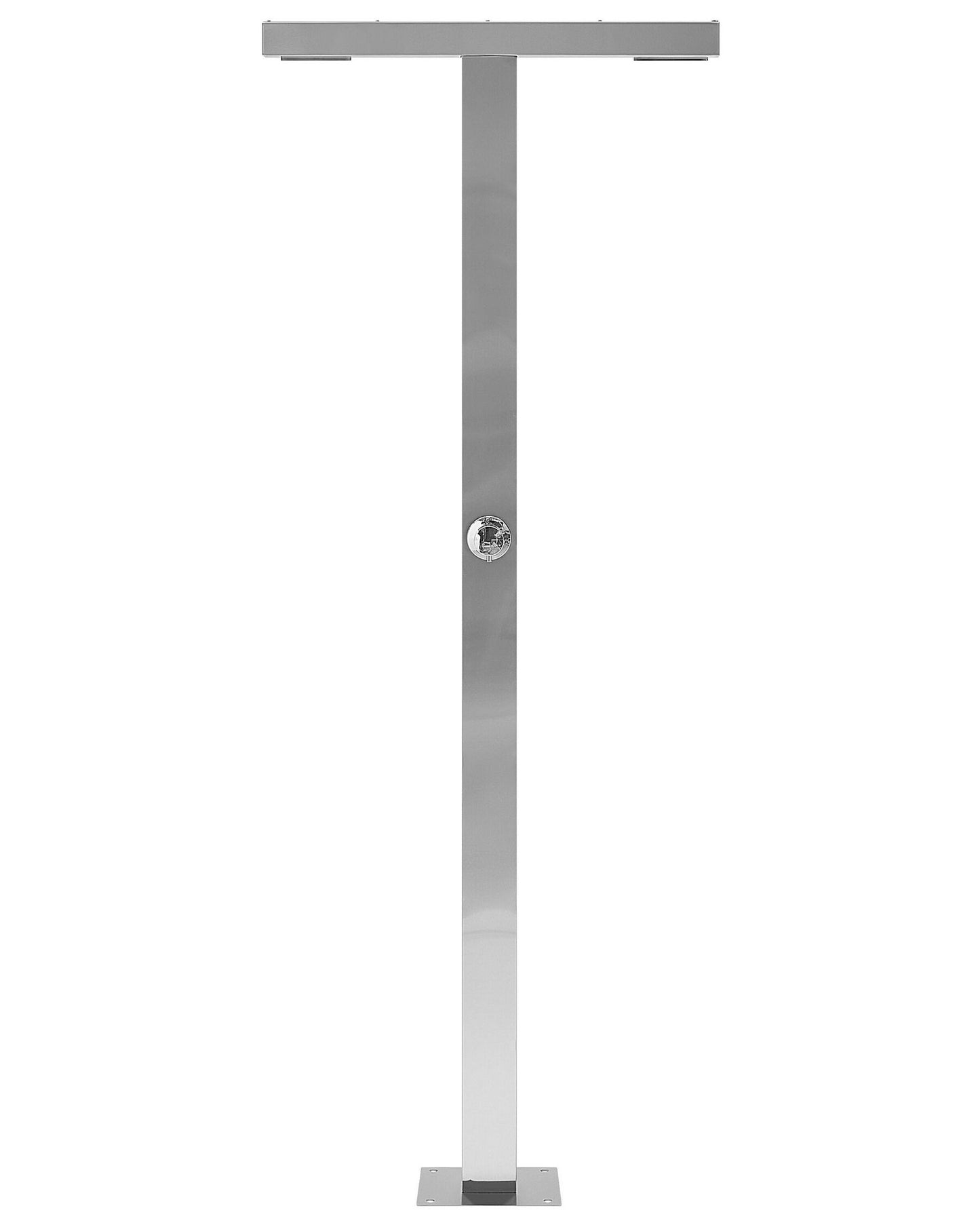 Ducha exterior plateada 210 cm