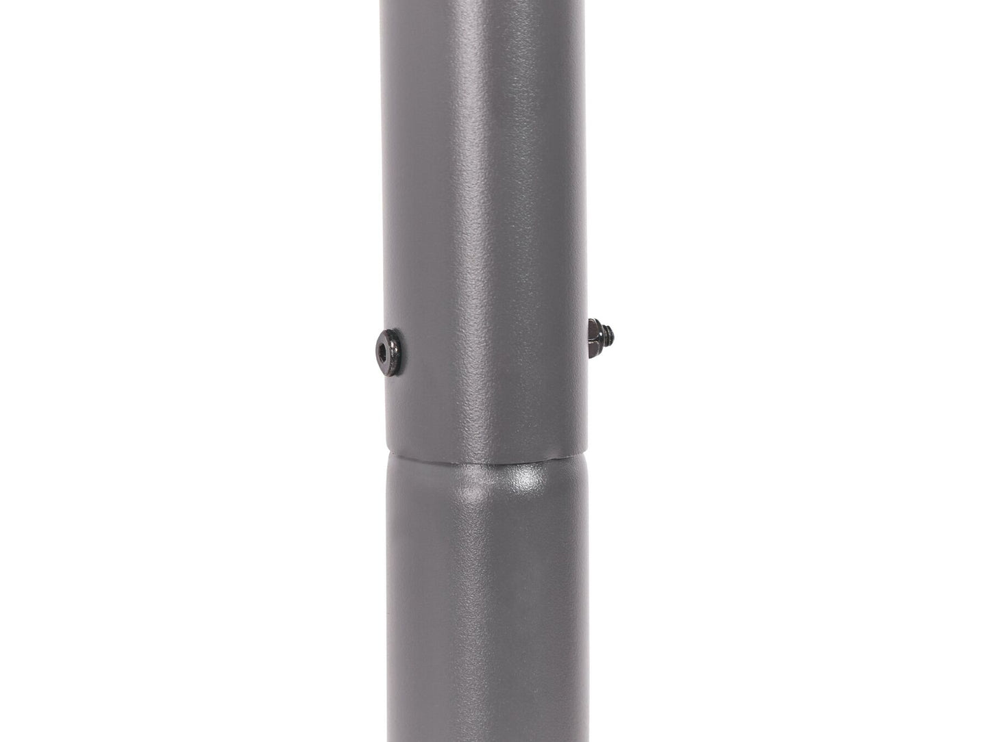 Cenador de metal gris/negro 305 cm