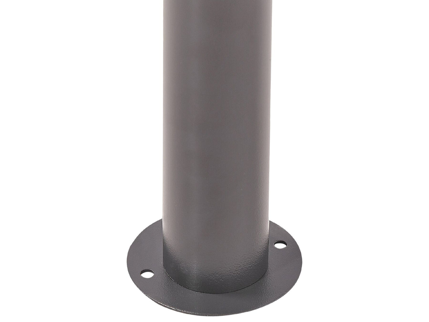 Cenador de metal gris/negro 305 cm