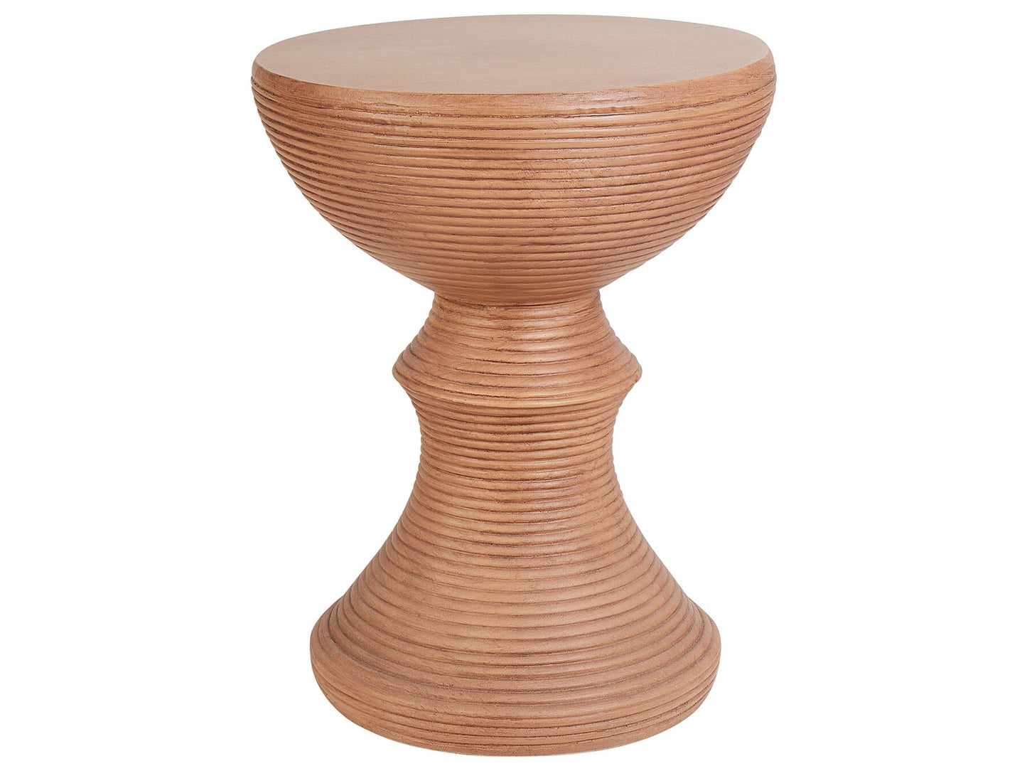 Mesa auxiliar efecto madera clara