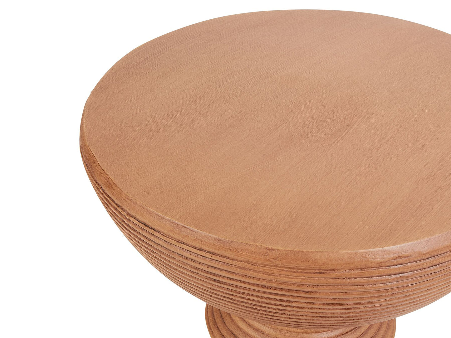 Mesa auxiliar efecto madera clara