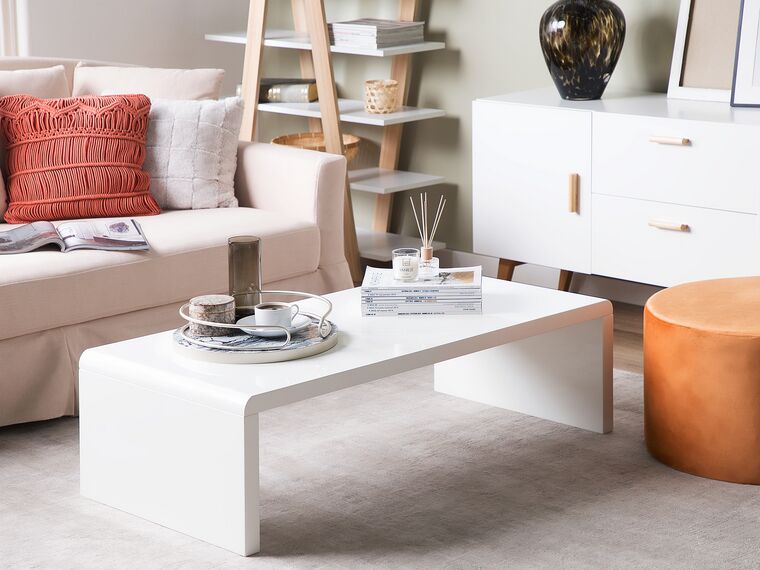 Mesa de centro blanca